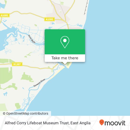 Alfred Corry Lifeboat Museum Trust map