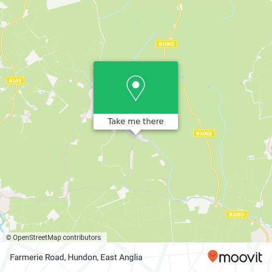 Farmerie Road, Hundon map