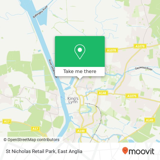 St Nicholas Retail Park map