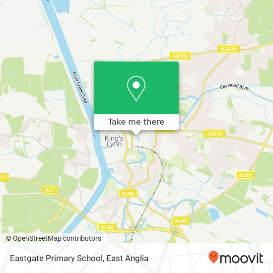 Eastgate Primary School, Littleport Terrace King's Lynn King's Lynn PE30 1 map