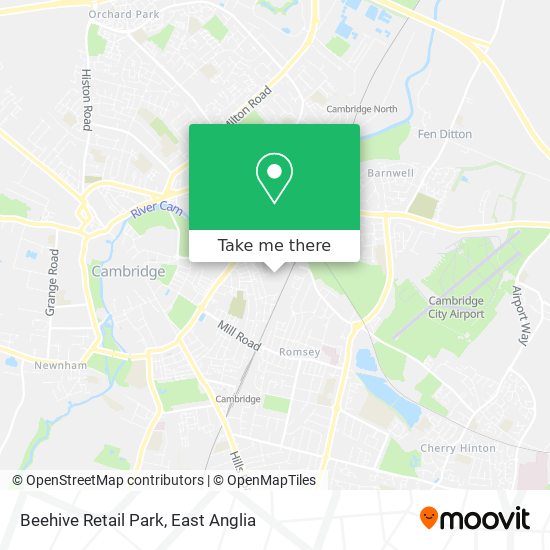 Beehive Retail Park map