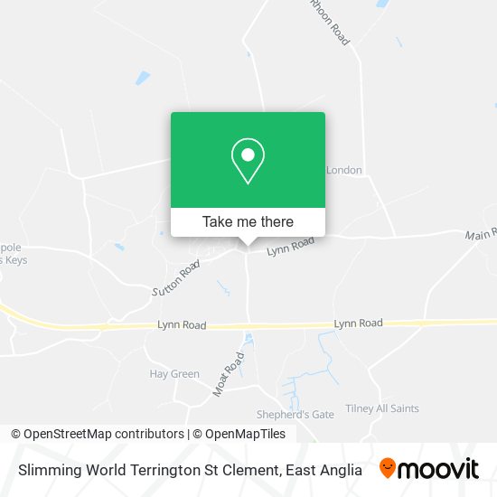 Slimming World Terrington St Clement map