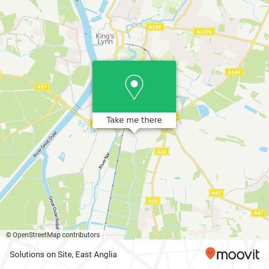 Solutions on Site, Hamlin Way King's Lynn King's Lynn PE30 4 map