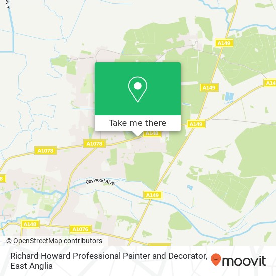 Richard Howard Professional Painter and Decorator, 100 Grimston Road King's Lynn King's Lynn PE30 3NS map