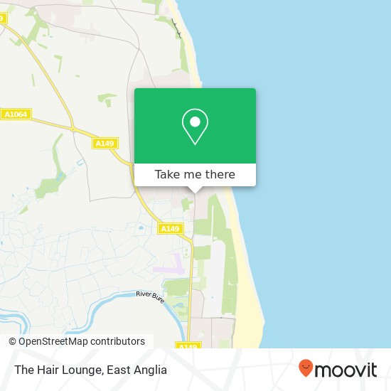 The Hair Lounge, 5 Yarmouth Road Caister on Sea Great Yarmouth NR30 5DL map