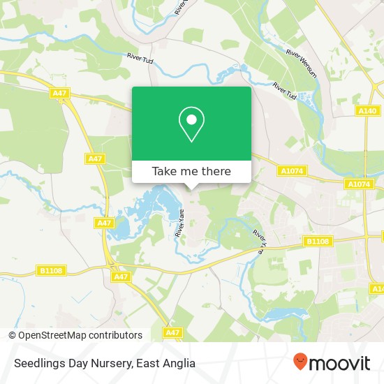 Seedlings Day Nursery, Bowthorpe Hall Road Norwich Norwich NR5 9 map