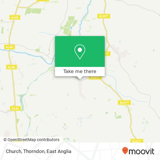 Church, Thorndon map