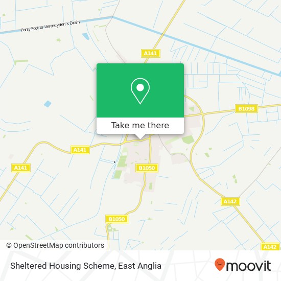 Sheltered Housing Scheme, Salem Court Chatteris Chatteris PE16 6 map