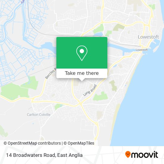 14 Broadwaters Road map