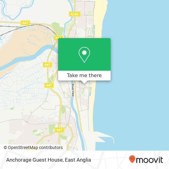 Anchorage Guest House, 26 Nelson Road South Great Yarmouth Great Yarmouth NR30 3JL map