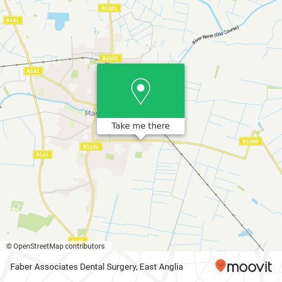 Faber Associates Dental Surgery, Upwell Road March March PE15 0DA map