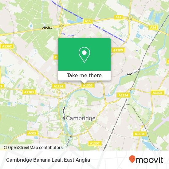 Cambridge Banana Leaf, 20 Milton Road Cambridge Cambridge CB4 1JY map