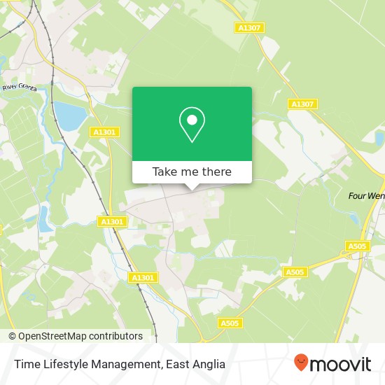 Time Lifestyle Management, Sunderlands Avenue Sawston Cambridge CB22 3 map