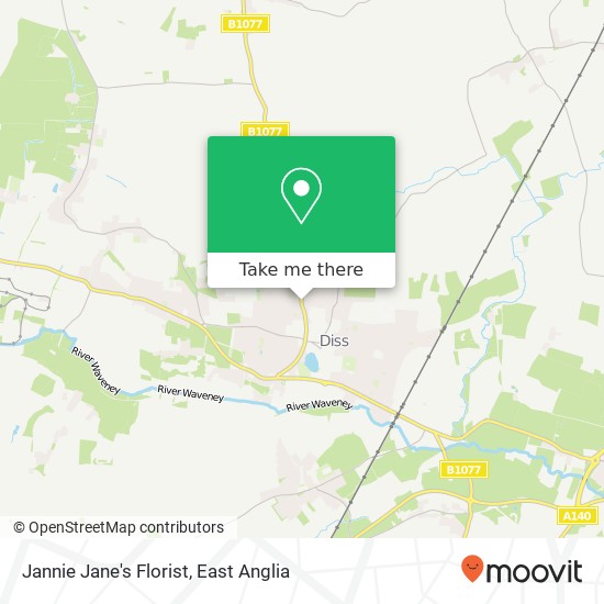Jannie Jane's Florist, 74 Shelfanger Road Diss Diss IP22 4 map