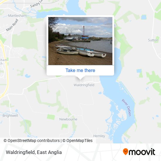 Waldringfield map