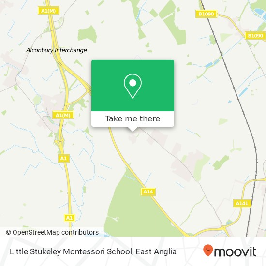 Little Stukeley Montessori School, Low Road Little Stukeley Huntingdon PE28 4 map