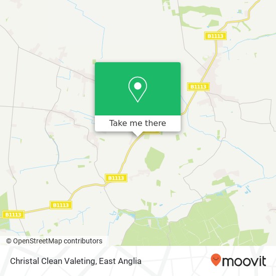 Christal Clean Valeting, The Turnpike Carleton Rode Norwich NR16 1 map