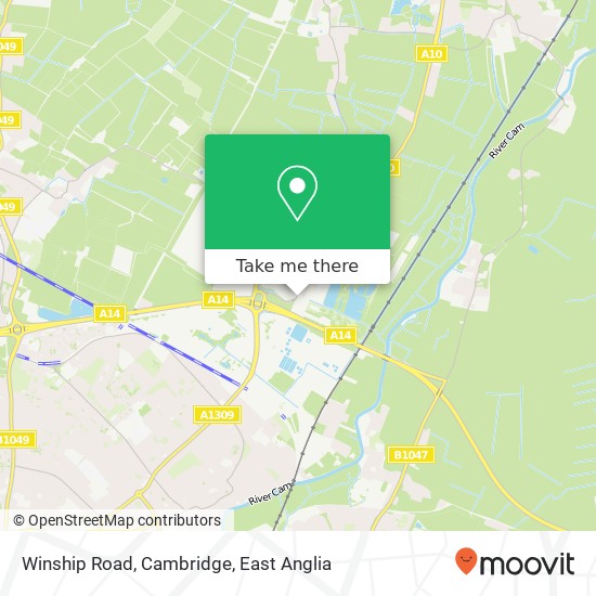 Winship Road, Cambridge map