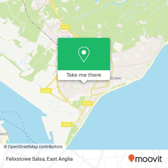 Felixstowe Salsa map