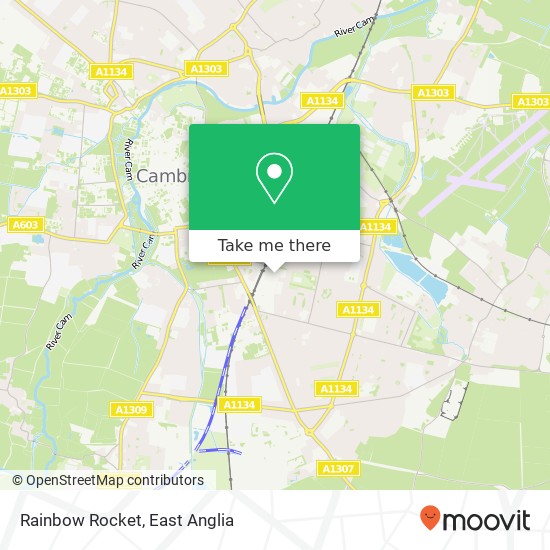 Rainbow Rocket, 49 Clifton Road Cambridge Cambridge CB1 7ED map