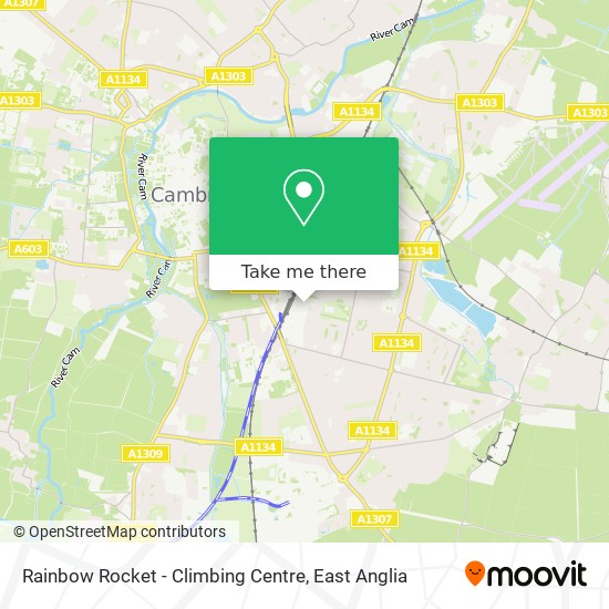 Rainbow Rocket - Climbing Centre map