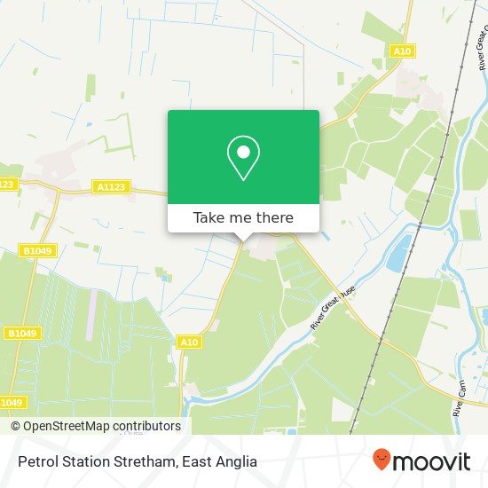 Petrol Station Stretham map