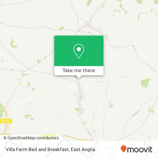 Villa Farm Bed and Breakfast, Kenninghall Road North Lopham Diss IP22 2 map