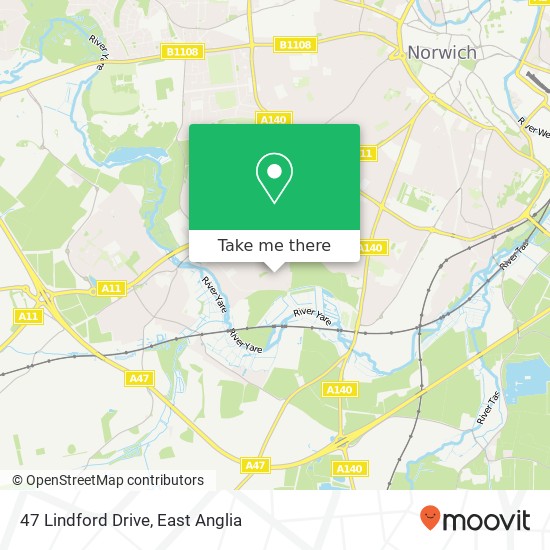 47 Lindford Drive, Norwich Norwich map