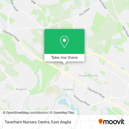 Taverham Nursery Centre map