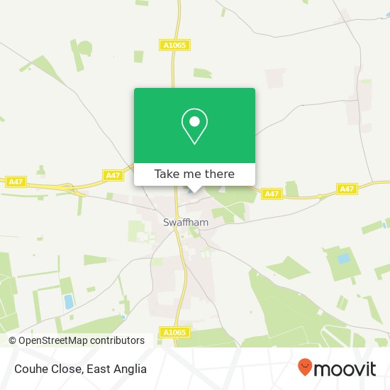 Couhe Close map