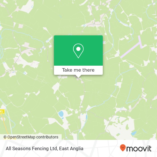 All Seasons Fencing Ltd, Bury Road Thorpe Morieux Bury St Edmunds IP30 0NT map