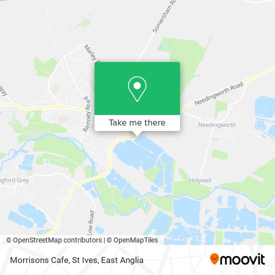 Morrisons Cafe, St Ives map