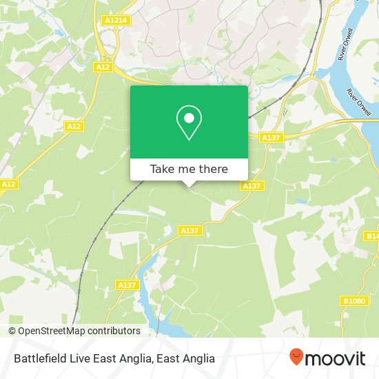 Battlefield Live East Anglia map