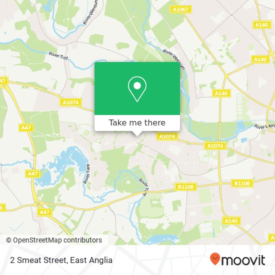 2 Smeat Street, Norwich Norwich map