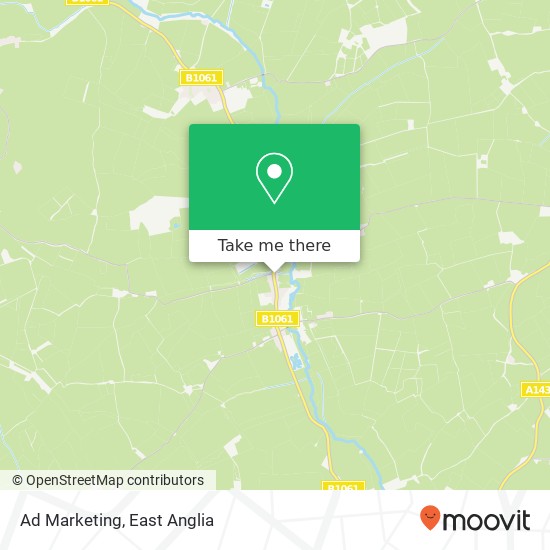 Ad Marketing, The Street Thurlow Haverhill CB9 7 map
