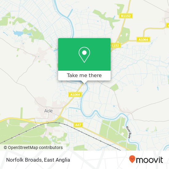 Norfolk Broads map