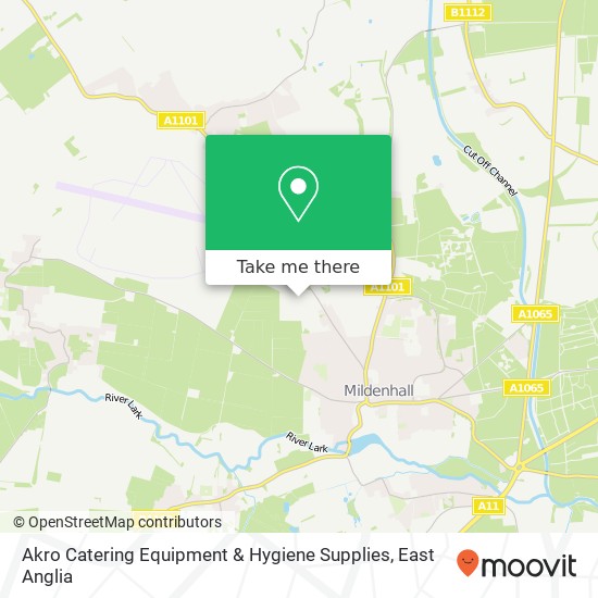 Akro Catering Equipment & Hygiene Supplies, 85 Gregory Road Mildenhall Bury St Edmunds IP28 7DF map