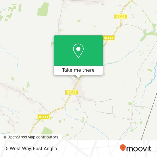 5 West Way, Tacolneston Norwich map
