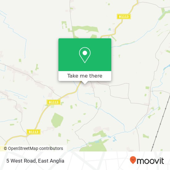 5 West Road, Tacolneston Norwich map