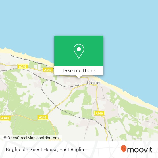 Brightside Guest House, 19 MacDonald Road Cromer Cromer NR27 9AP map