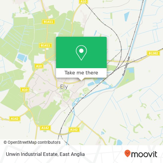 Unwin Industrial Estate map
