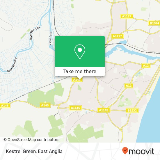 Kestrel Green map