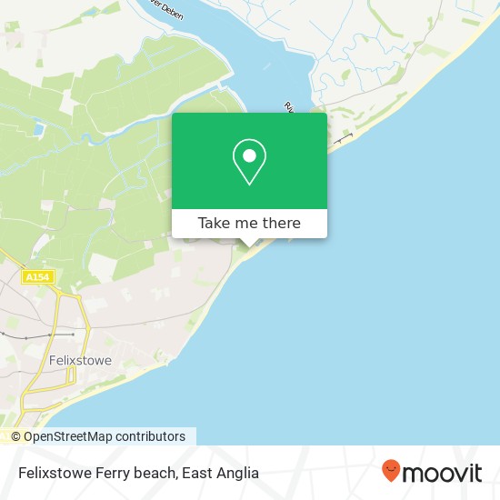 Felixstowe Ferry beach, null map