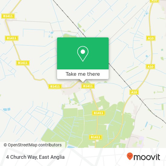 4 Church Way, Little Downham Ely map