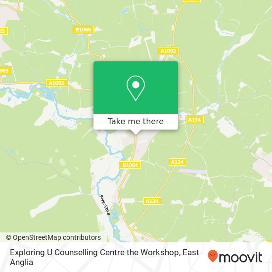 Exploring U Counselling Centre the Workshop map