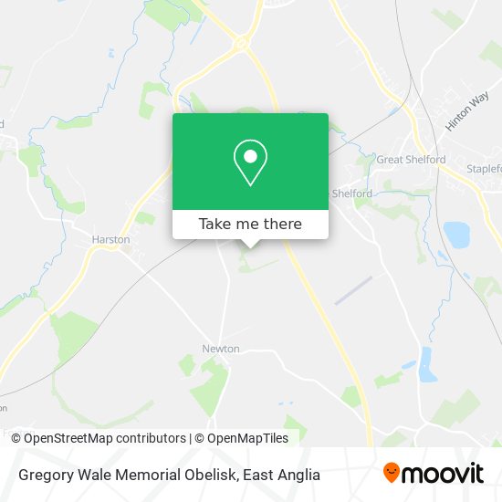 Gregory Wale Memorial Obelisk map