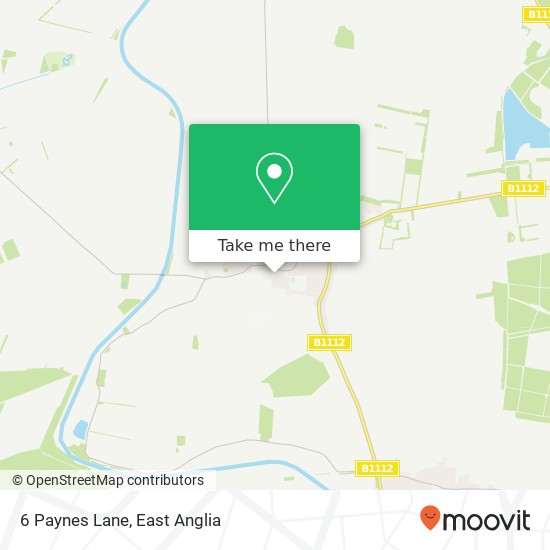 6 Paynes Lane, Feltwell Thetford map