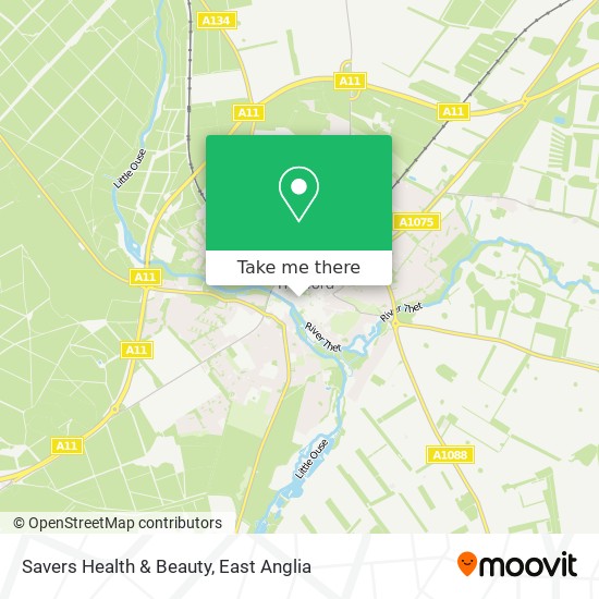 Savers Health & Beauty map