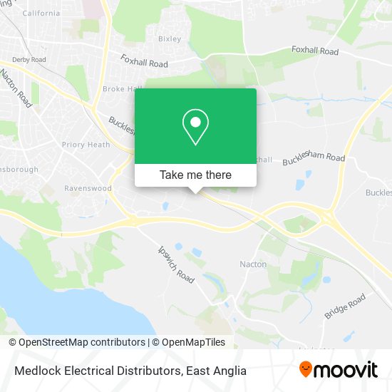 Medlock Electrical Distributors map