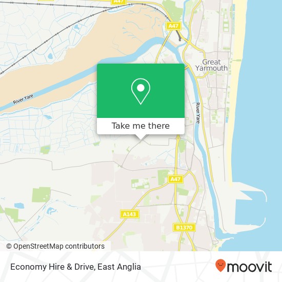 Economy Hire & Drive, Gapton Hall Road Great Yarmouth Great Yarmouth NR31 0 map